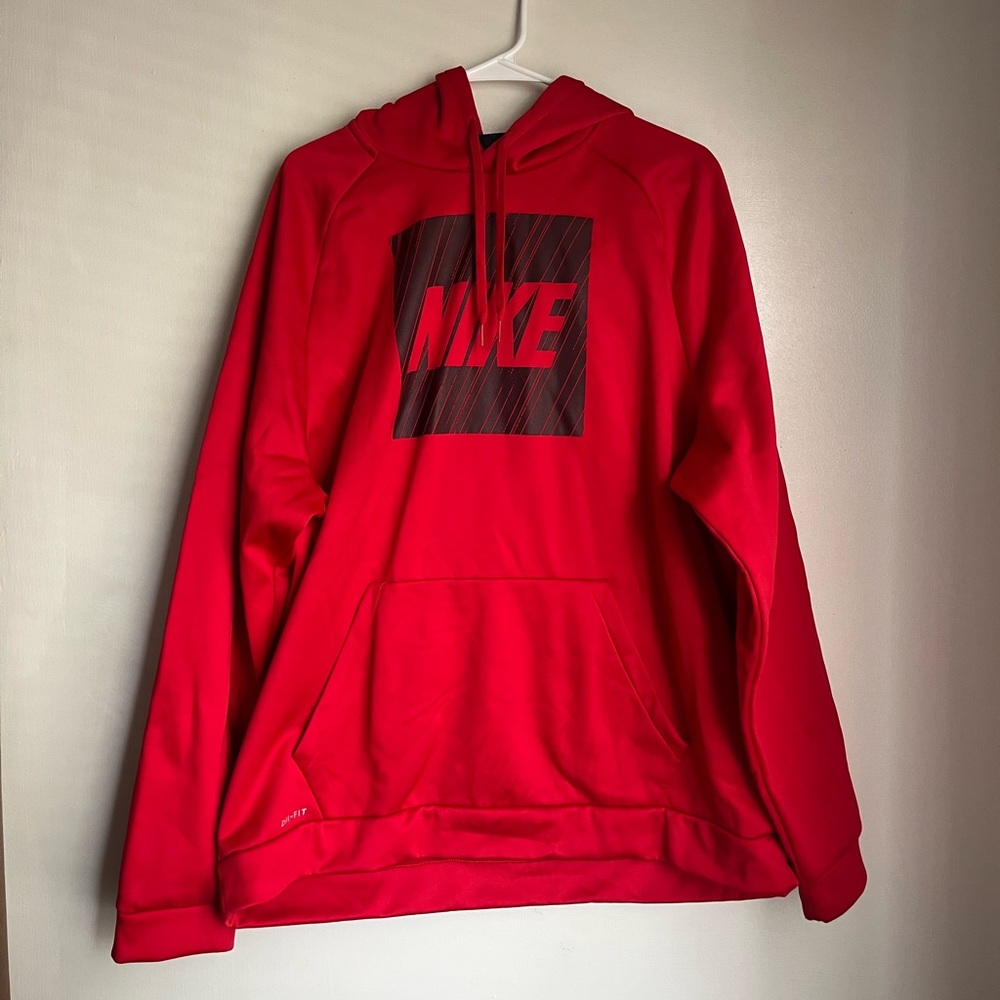 Nike Men's Bold Red Hoodie